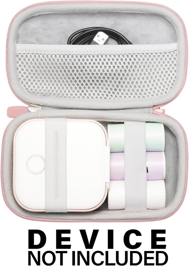 CaseSack Case for Memoking Mini Printer - T02 Mini Portable Small Printer (Rose) - Image 3